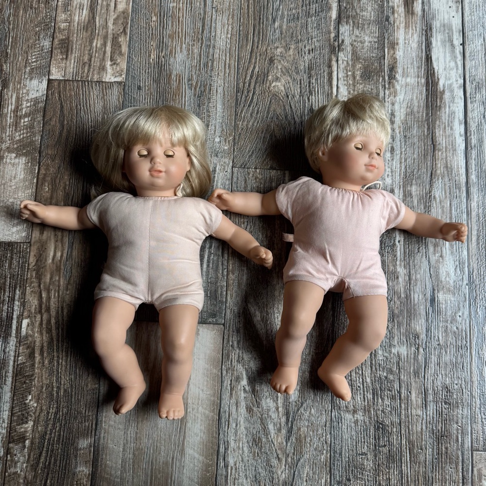 2002 American Girl/Pleasant Company Bitty Baby Twins - Blonde Hair/Blue Eyes